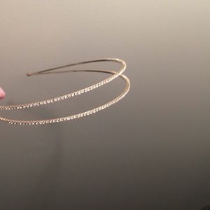J. crew double band rhinestone headband